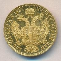Ausztria 1887. Dukát Au "Ferenc József" (3,4909g) T:1- Austria 1887. Ducat Au "Franz Joseph I" (3,4909g) C:AU