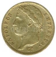 Franciaország/Első Császárság 1813A 20Fr Au "I. Napoleon" Párizs (6,45g) T:3
France/First ...