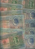 1912. 100K (23x) fő típus, felülnyomás nélkül T:II-,III,III-
