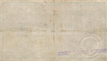 1918. 25K "3000" feletti sorozat, hullámos hátlap + "Szegedi Általános Hitelbank&quot...