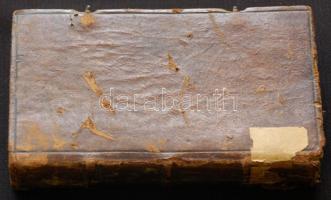 cca 1700 Latin-Spanyol vallási könyv egészbőr kötésben /
cca 1700 Combate Espiritual. Prayer book in...