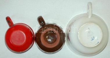 Nagy vegyes porcelán és kerámia tétel sok érdekes darabbal