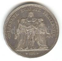 Franciaország 1875A. 5Fr Ag Herkules csoport T:2-
France 1875A. 5 Francs Ag "Hercules Group&quo...