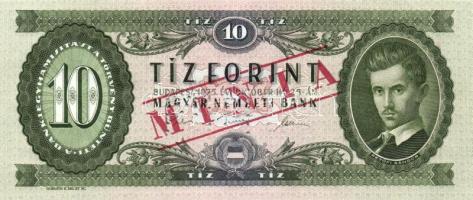 1975. 10Ft "MINTA" felülnyomással és perforációval! T:I