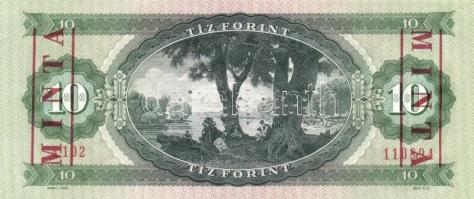 1975. 10Ft "MINTA" felülnyomással és perforációval! T:I