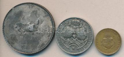 1867. Ferenc József és Erzsébet királyi pár/A Buda-Pesti Koronázás Emlékéül" Br emlékérem (20mm...