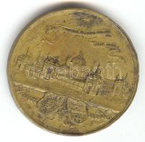 1885. "Az 1885-ös Budapesti Országos Kiállítás Emlék Érme / Rudolf Trónörökös a kiállítás védnöke" Br emlékérem (33mm) szign.: Knopp és Steiner Budapesten