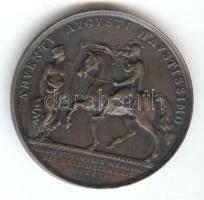 Olaszország 1815. "Habsburg-Lotharingiai I.Ferenc érkezése Milánóba" Br emlékérem (42mm) szign.:Manfredini T:2- ph. (hibás veret) Italy 1915. "FFRANCISCO AUST.RI.../ ADVENTU AUGUSTI FAUSTISSIMO" Br medallion (42mm) szign.:Manfredini C:2- edge error (mint error)