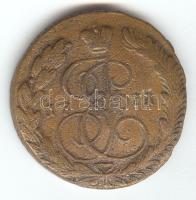 Cári Oroszország 1771E-M 5k Cu "II.Katalin" T:3-
Russia/Empire 1771E-M 5 Kopeks Cu "C...