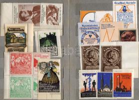 1906-1934. 20 klf. magyar levélzáró berakólapon