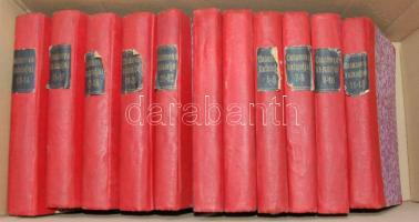Seingalti: Casanova Jakab emlékiratai és kalandjai, I-XXII. kötet, komplett sorozat, Köhler K.F. Kiadó, Lipcse, 1873., fordította Halasi O., könyvenként 2 kötet, kiadói félvászon kötésben, kissé megviselt állapotban