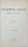 Seingalti: Casanova Jakab emlékiratai és kalandjai, I-XXII. kötet, komplett sorozat, Köhler K.F. Kia...