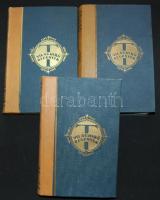 Tolnai világhírű regények sorozat 3 kötete, Tolnai Nyomda, Bp., é.n.,: Gyöngyhajadon, Az ösvény, Hajótöröttek, mindhárom félbőr kötésben, nagyon szép állapotban