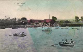 Keszthely csónakok és stég (EK)
