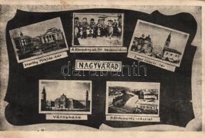 Nagyvárad entry of the Hungarian troops, Horthy, Horthy square, St. László square, City Hall (EB)