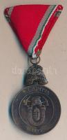 1995. "Önkéntes Tűzoltó Szolgálati Érem XL" kitüntetés eredeti szalaggal T:1-
