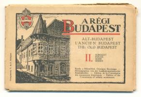 A régi Budapest - 11 darabos képeslapsorozat különböző szignós akvarell lapokkal, II. sorozat