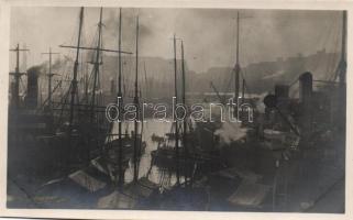 Genova port, sailing boat