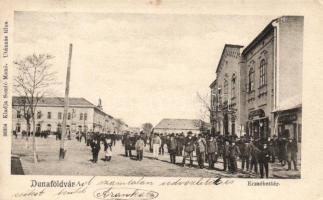 Dunaföldvár Erzsébet tér, Szigeti Mór üzlete