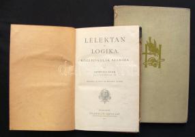 Szitnyai Elek: Lélektan és logika középiskolások számára. Franklin- Társulat, Budapest,1902.+ Hui, die Hummel. Josef Müller Verlag, München,1939. Német nyelvű könyv gyerekeknek rajzokkal, rövid elbeszélésekkel, versekkel egészvászon kötésben,a borító elvált