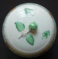 Kézzel festett sorszámozott Apponyi-mintás, a 150. évfordulóra készült jubileumi jelzett Herendi por...