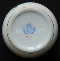 Kézzel festett sorszámozott Apponyi-mintás, a 150. évfordulóra készült jubileumi jelzett Herendi por...