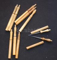 10 db régi horgolótű