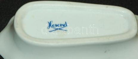 Kézzel festett virág mintás jelzett Herendi porcelán kis tál/
Handpainted Herendi chinaware bowl 10x...