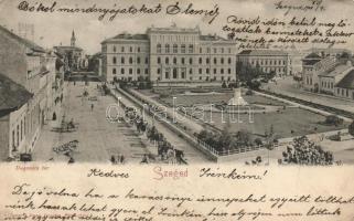 Szeged Dugonics tér, Engel Lajos könyvkereskedése és nyomdája (EK)