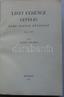 Liszt Ferenc levelei báró Augusz Antalhoz 1846-78, kiadta Csapó Vilmos. Bp., 1911. Franklin. Későbbi egészvászon kötésben