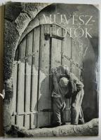 Művészfotók 1957 Escher Károly, Gink Károly, Zinner Erzsébet, Kálmán Béla … fotóival. Budapest, 1957. Műszaki. (külső papírborítón kis hibák)