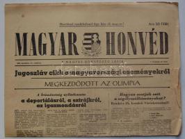1956. november 22. I. évf. 10.szám Magyar Honvéd. A Magyar Honvédség lapja. Benne a forradalom híreivel