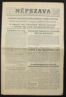 1956. november 2. Népszava. A Magyar Szociáldemokrata Párt Központi Lapja. 77. évf.2.szám  Benne a forradalom híreivel