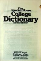 The Random house college dictionary 1568p. in good shape. 1975