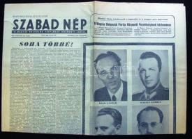 1956.október 6. Világ Proletárjai Egyesüljetek! Szabad Nép.  XIV. évf. 278.szám  Benne a forradalom híreivel.