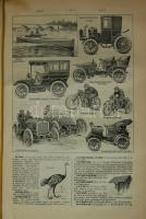 1913 Kis Larousse lexikon kb 6000 metszettel, fényképekkel és térképpel, Illusztrált egészvászon köt...