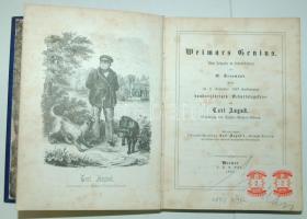 Weimars Genius eine festgabe in Lebensbilder. Hundertjahrigen Geburstagfeier von Carl August. Weimar...