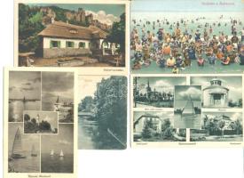 Balaton - 5 db érdekes, régi képeslap