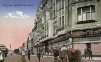 Debrecen Kossuth Lajos utca, Kontsek Kornél üzlete