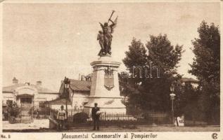 Bucharest The firefighters memorial