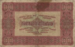 1923. 50.000K T:IV / 
Hungary 1923. 50.000 Korona C:VG
Adamo K45
