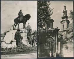 kb. 100 db modern városképes lap, főleg magyar