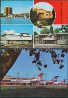 200 db vegyes modern városképes lap