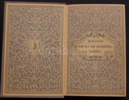 Heine és Shakespeare művei német nyleven összesen 15 db szép egészvészon kötésű könyben / 
Works of ...