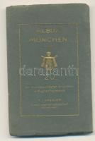 München - 20 darabos régi képeslap-leporello