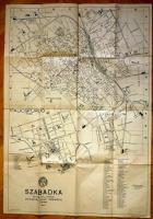 1944 Szabadka térkép utcaregiszterrel jó állapotban/ Subatica map with street register in good repair 59x41cm
