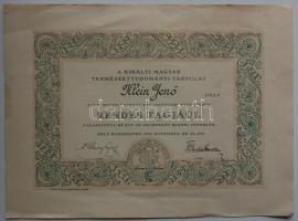 1921 november 23. A Királyi Magyar Természettudományi Társulat Klein Jenőt rendes tagjául választotta