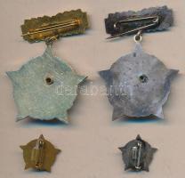 ~1970. "Kiváló Újító" kitüntetés arany és ezüst fokozata miniatűrrel T:2