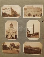 cca. 1900-1990 Régi papírhagyaték: régi városképek budapest, Esztergom, Vác, Kassa, Eger az 1900as é...