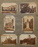 cca. 1900-1990 Régi papírhagyaték: régi városképek budapest, Esztergom, Vác, Kassa, Eger az 1900as é...